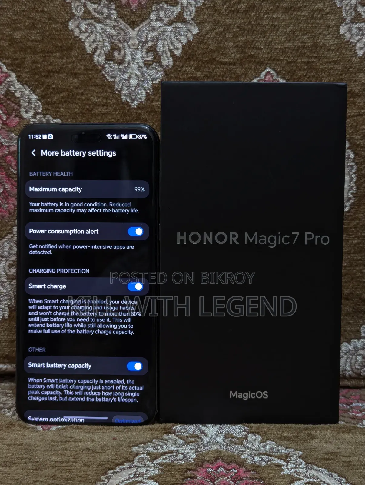 Honor Magic7 Pro 256 GB কালো