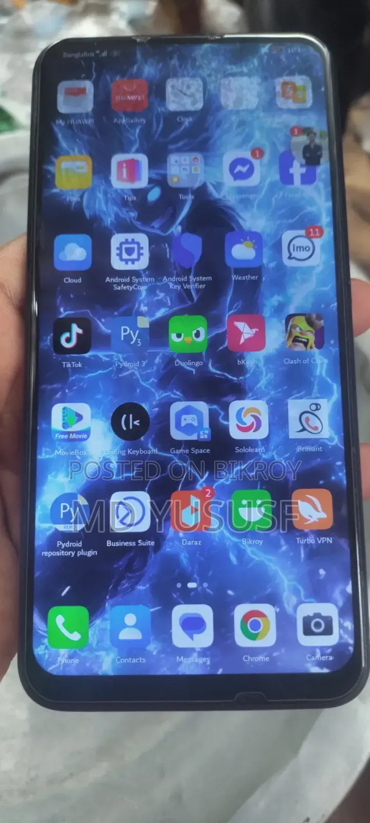 Huawei Y9 128 GB Blue