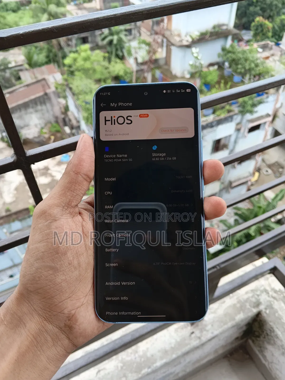 Tecno Pova 5 Pro 256 GB Blue