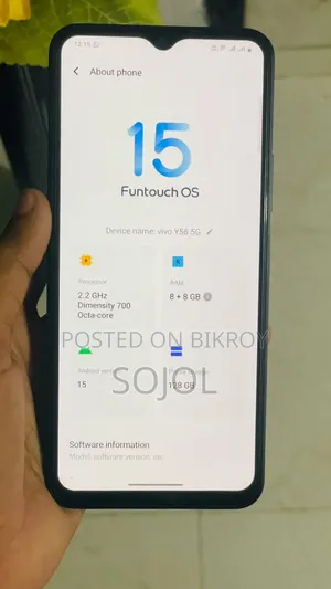 Vivo Y56 128 GB Silver