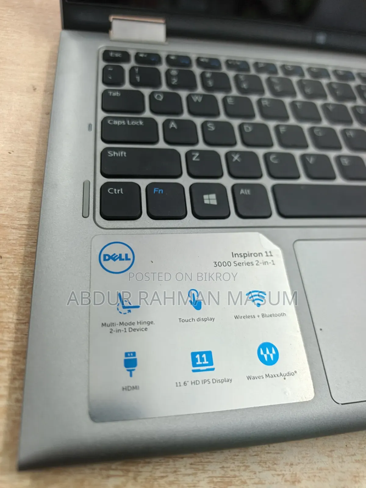 Laptop Dell Inspiron 11 3000 8GB Intel Pentium SSD 128GB
