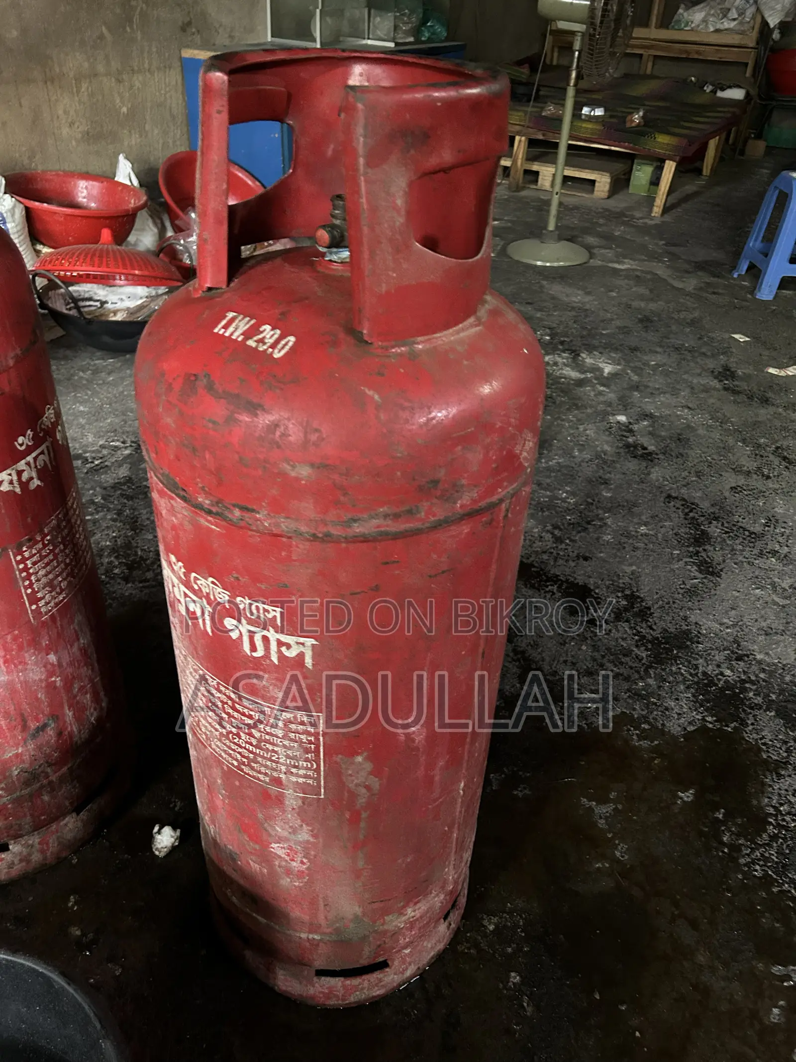 Commercial 35 kg Jamuna Gas Cylinder for sale (used)