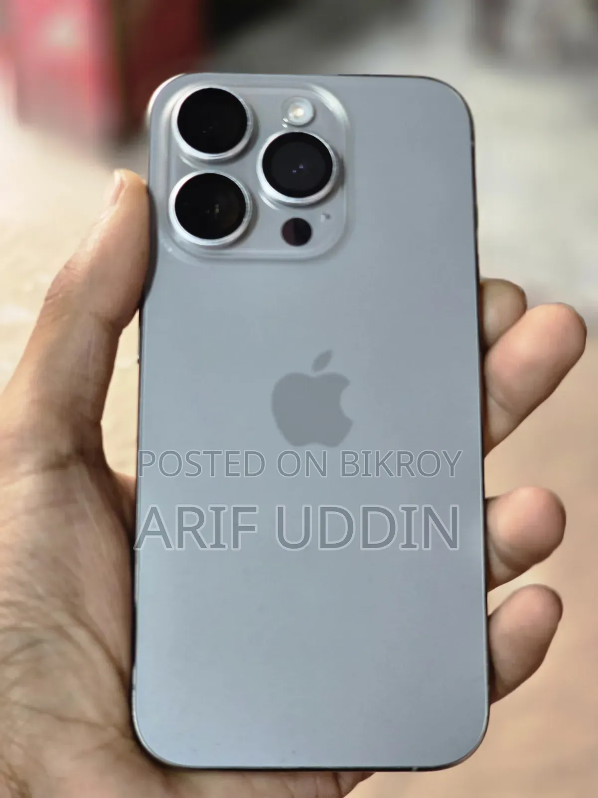 Apple iPhone 15 Pro ১২৮ জিবি সিলভার