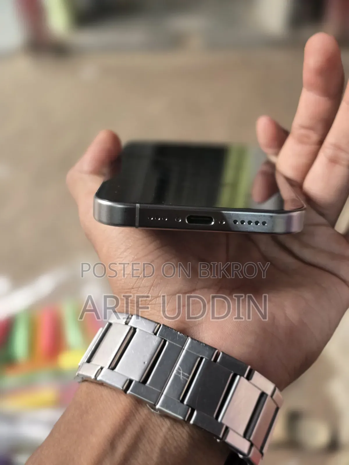 Apple iPhone 15 Pro ১২৮ জিবি সিলভার