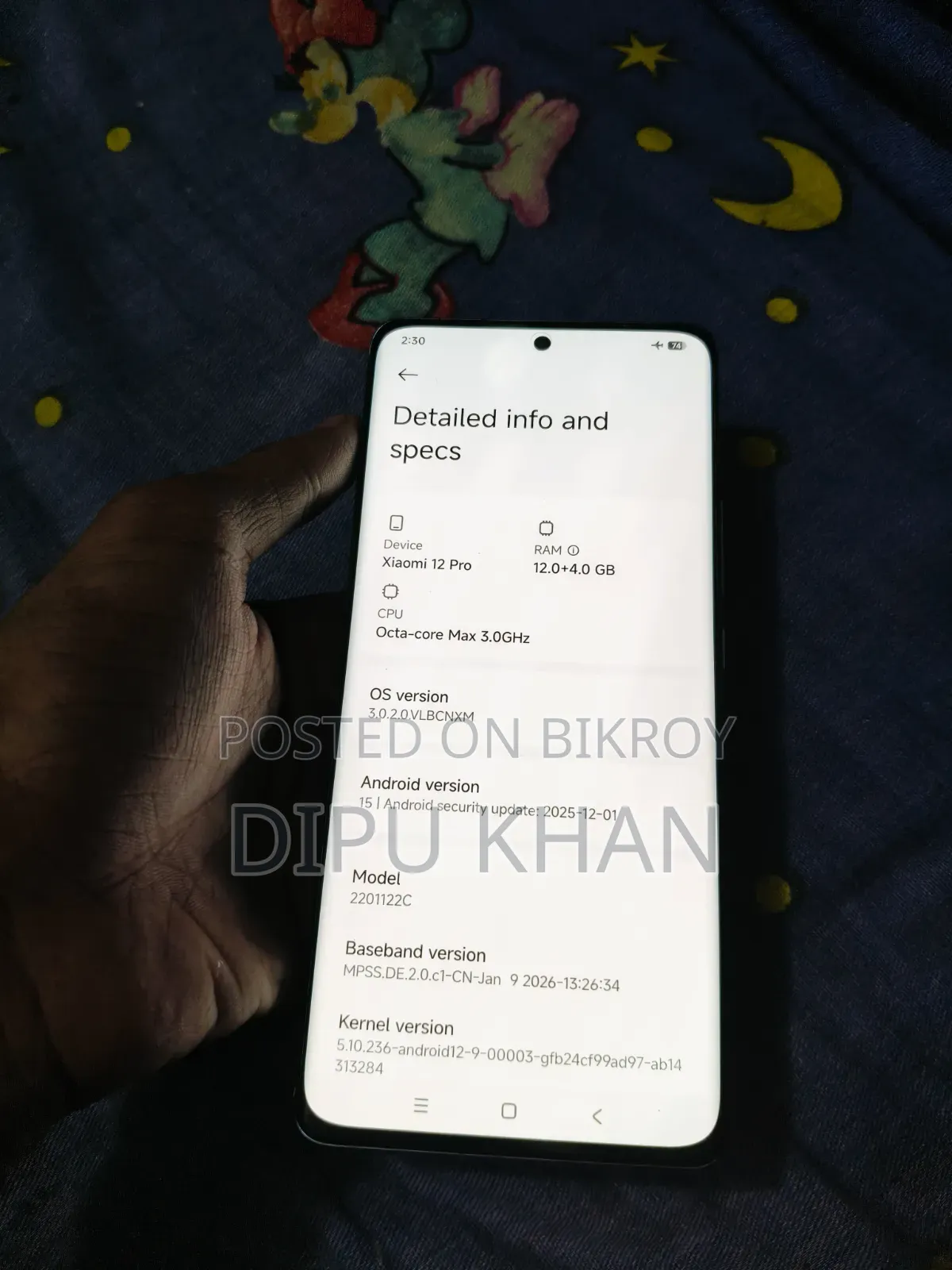 Xiaomi 12 Pro (Dimensity) 256 GB Bronze