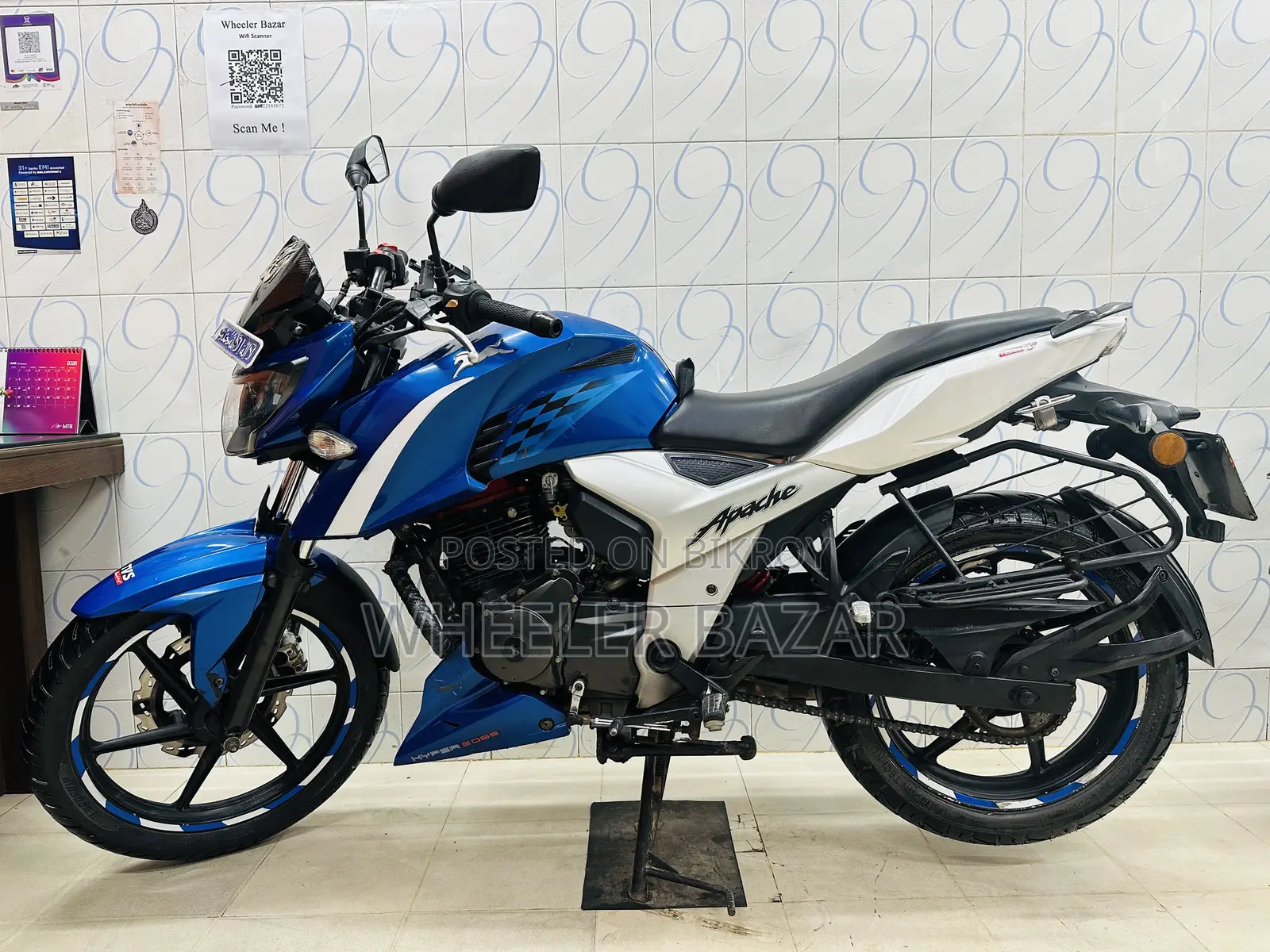 টিভিএস অ্যাপাচি ১৬০ ৪ভি ২০১৮ ব্লু