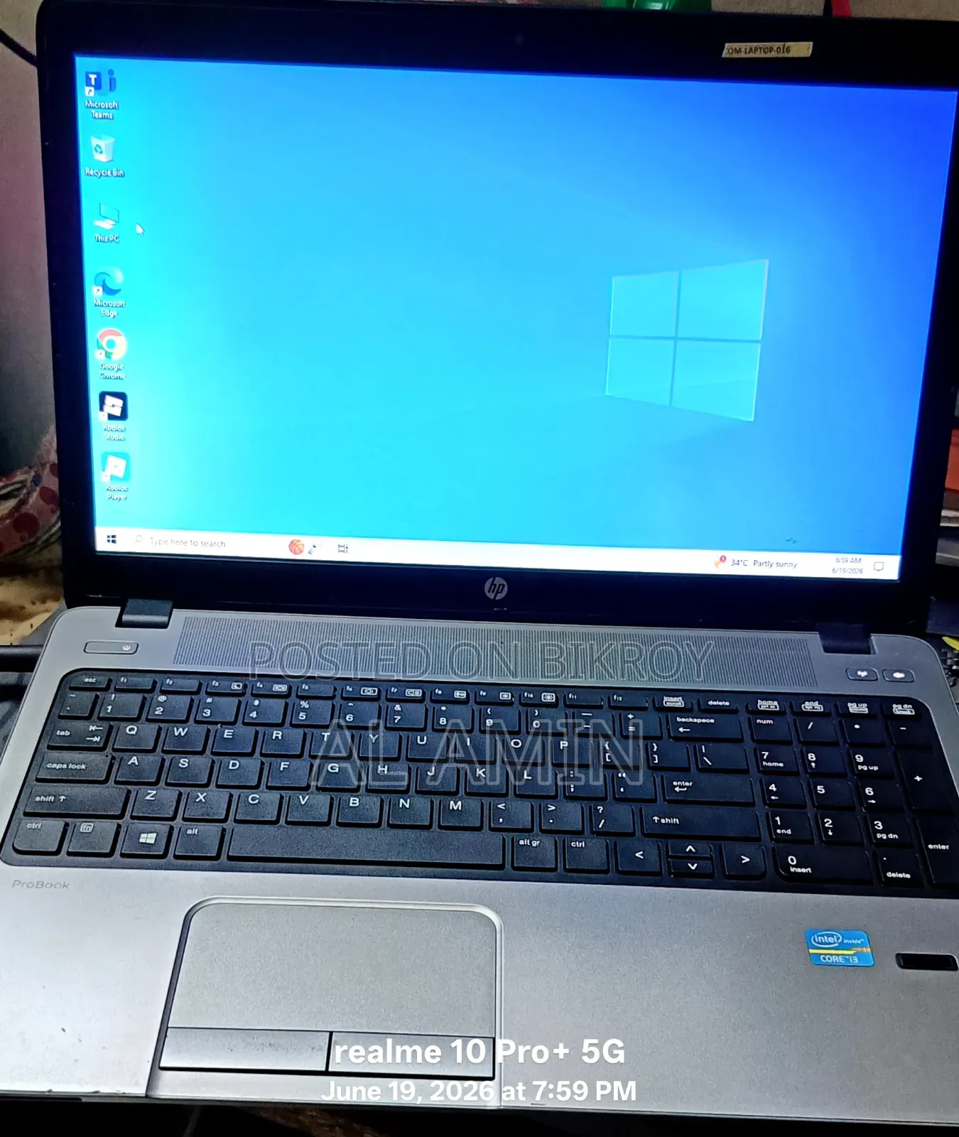 Laptop HP ProBook 450 G0 8GB Intel Core I3 HDD 500GB