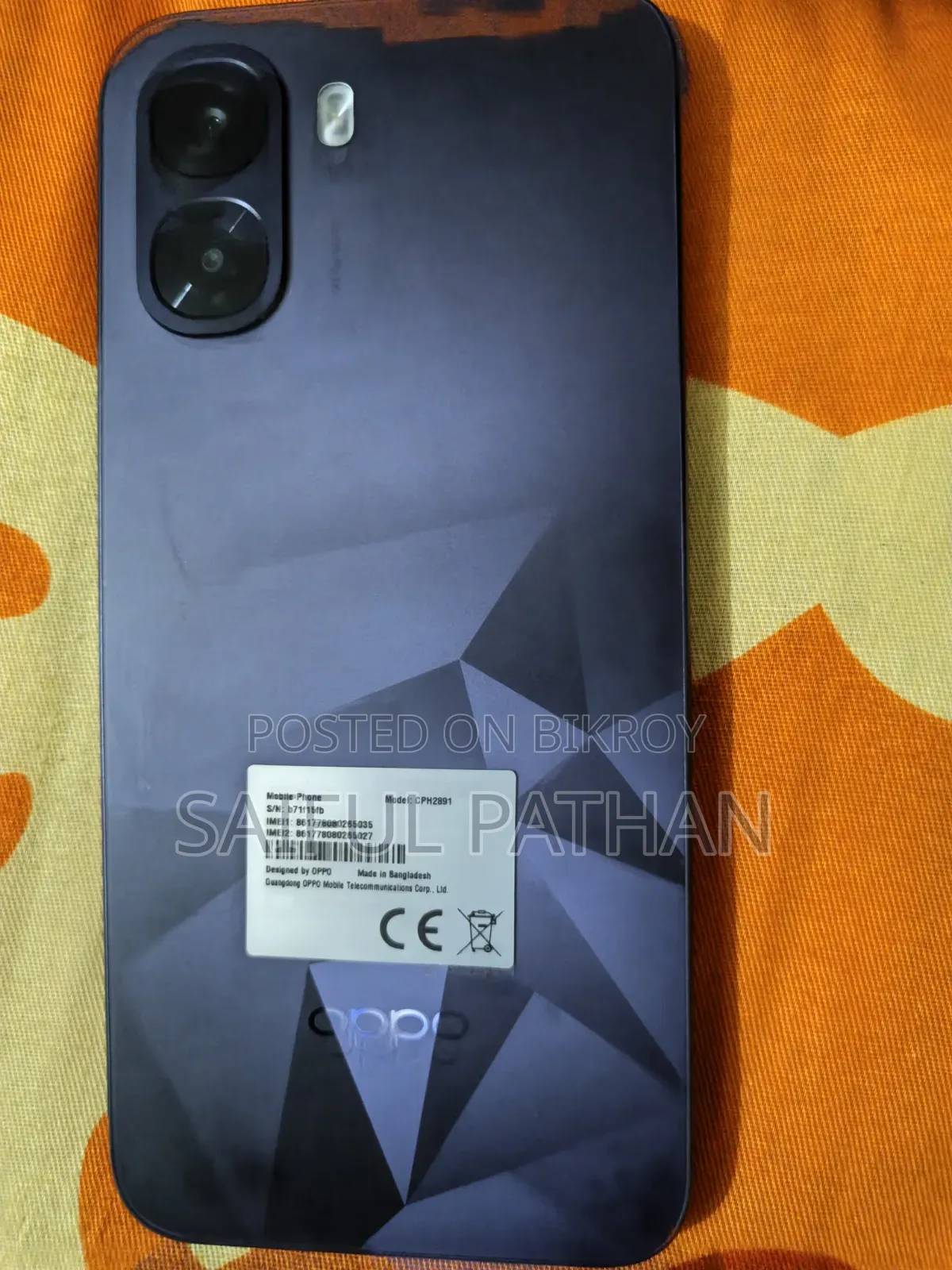 Oppo A6k 128 GB Purple