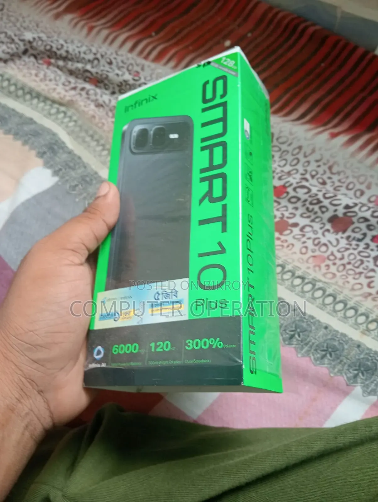 Infinix Smart 10 Plus 128 GB Black