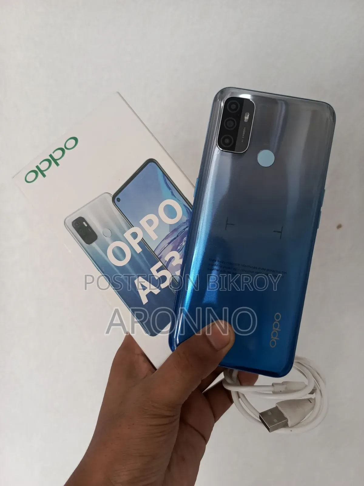 New Oppo A53s 256 GB Blue