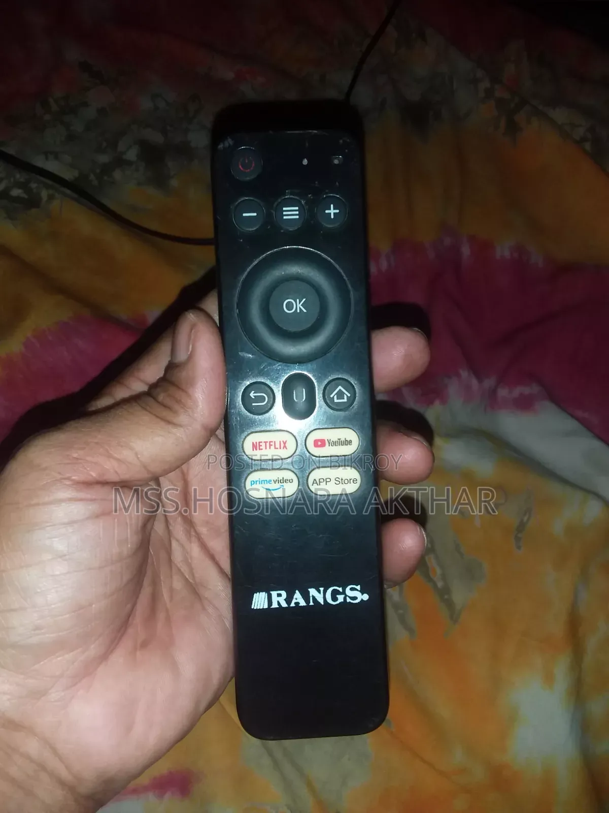 Rangs স্মার্ট অ্যান্ড্রয়েড 4k টিভি