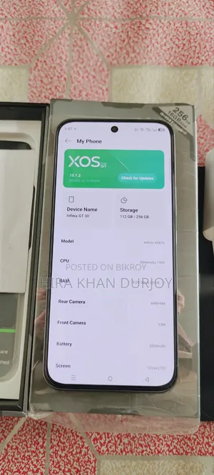 Infinix GT 30 5G 256 GB Black