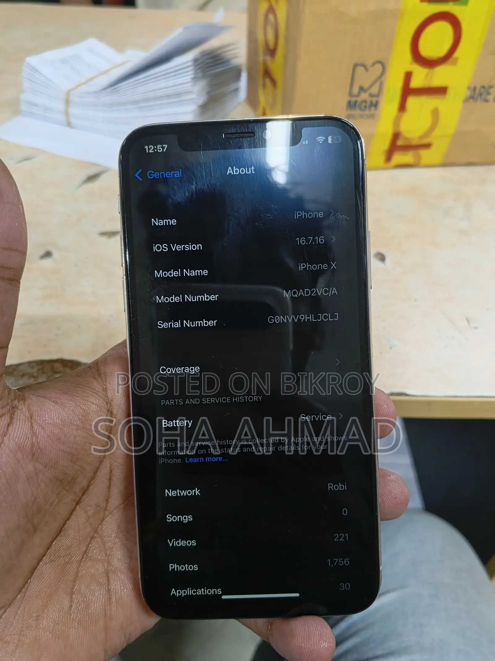 Apple iPhone X 64 GB White