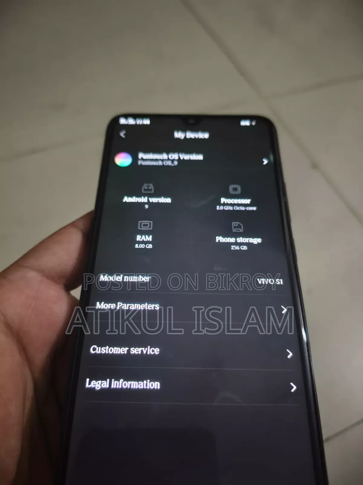 Vivo S1 128 GB Blue