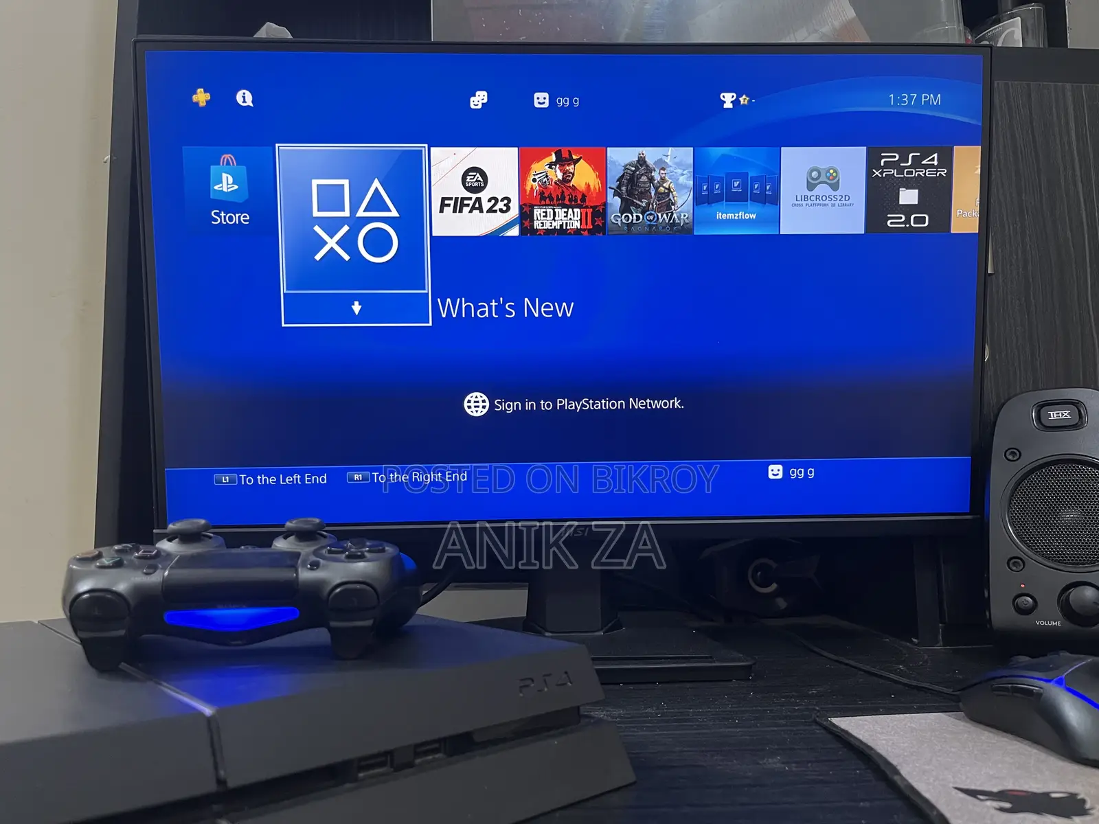 PS4 Slim Jailbreak Version 11.00 With Console