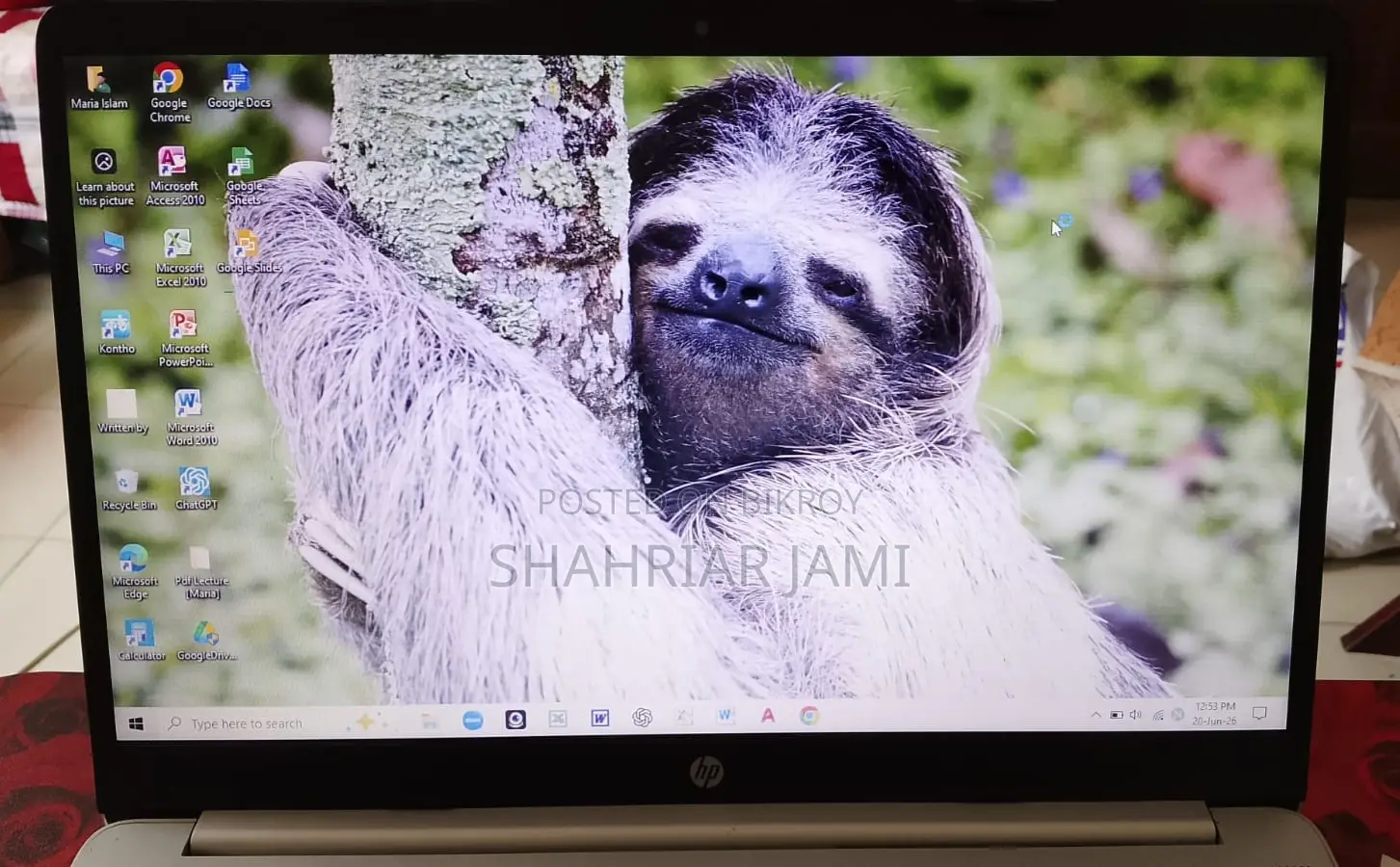 Laptop HP 15s 4GB Intel Celeron HDD 1TB