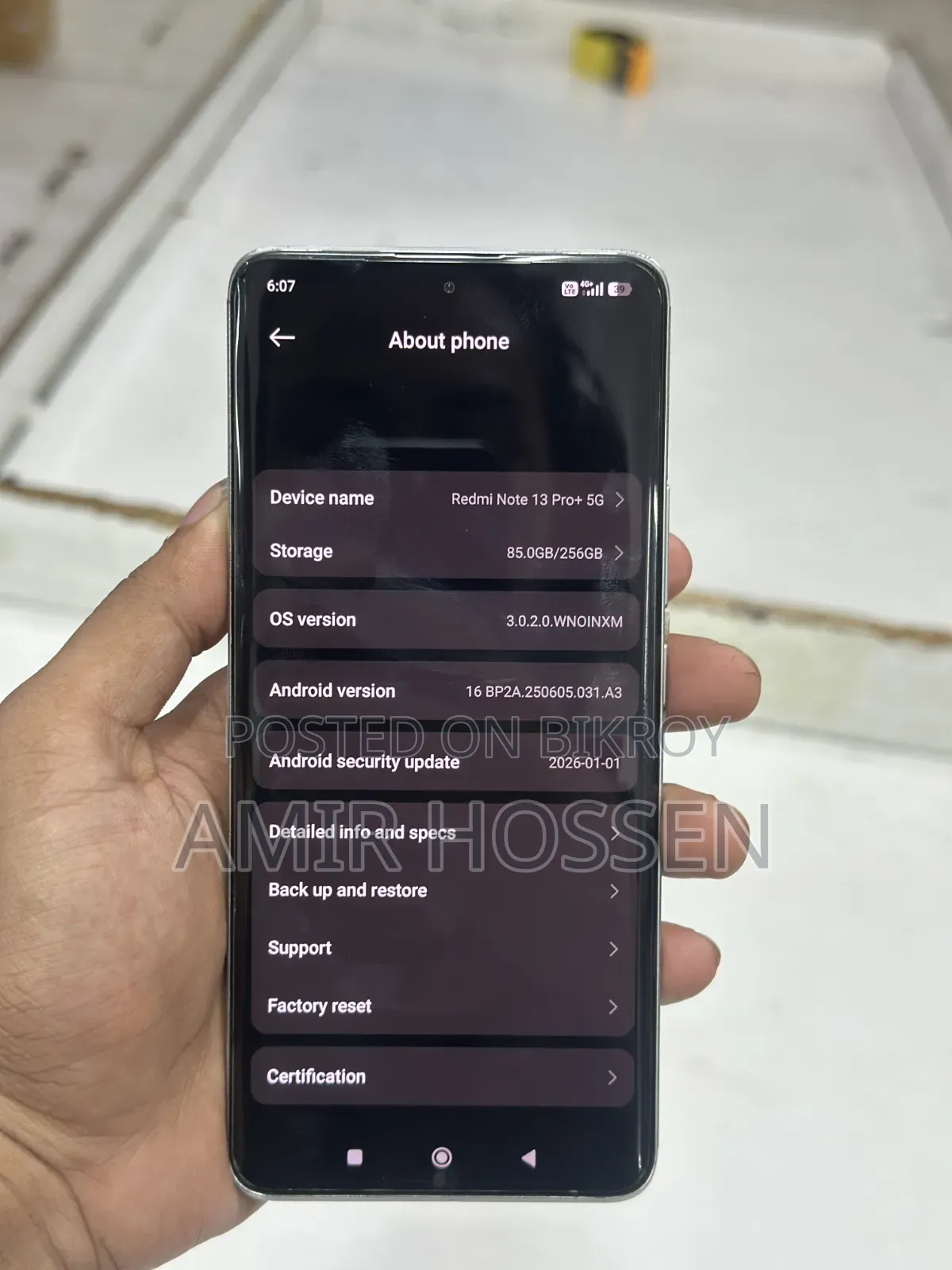 Xiaomi Redmi Note 13 Pro+ 256 GB White