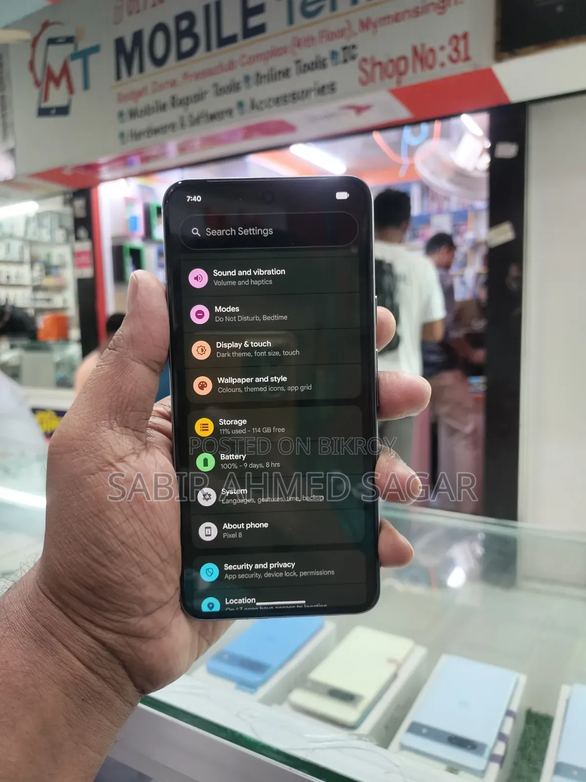 Google Pixel 8 128 GB Gray
