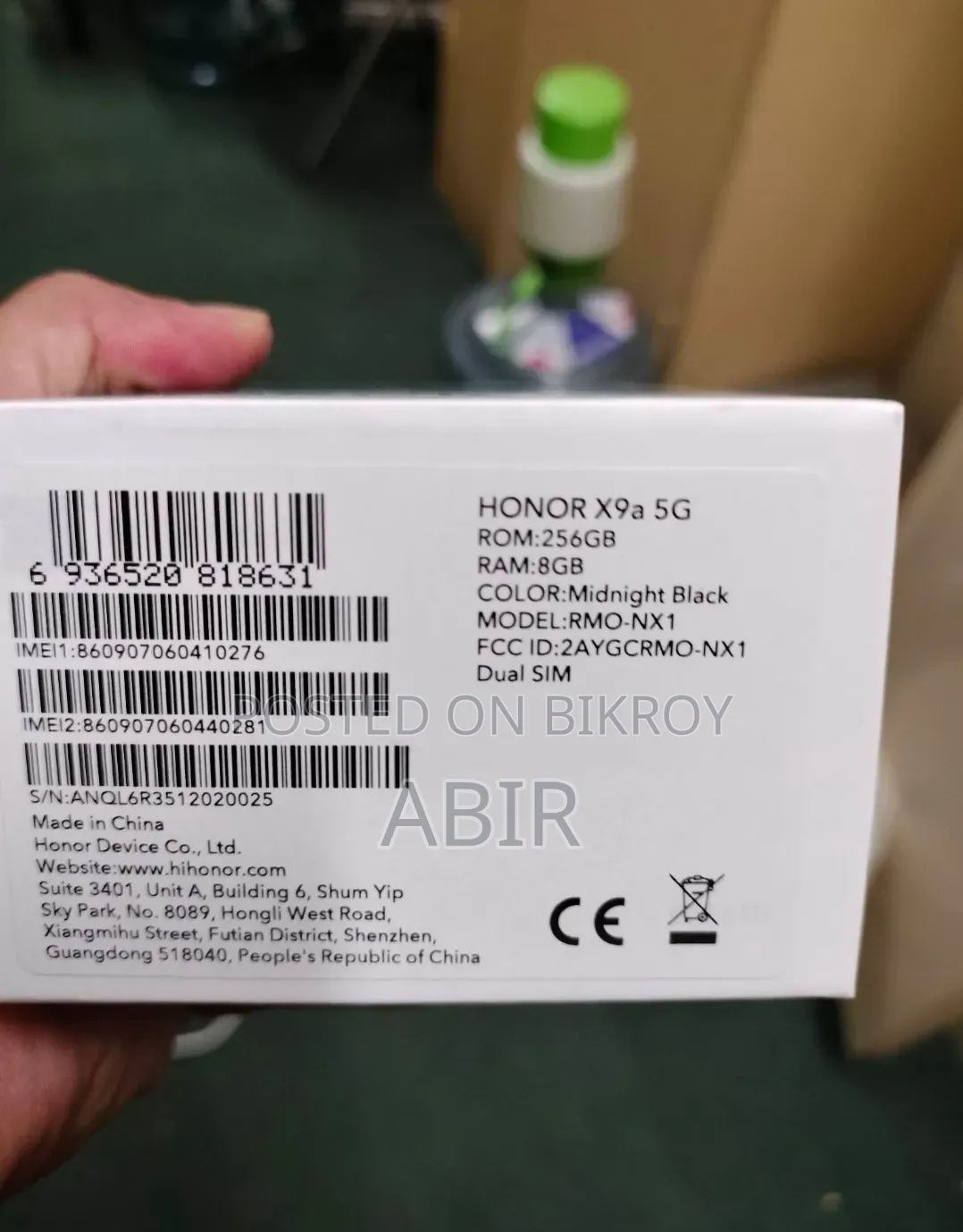 Honor X9a 5G 256 GB Black