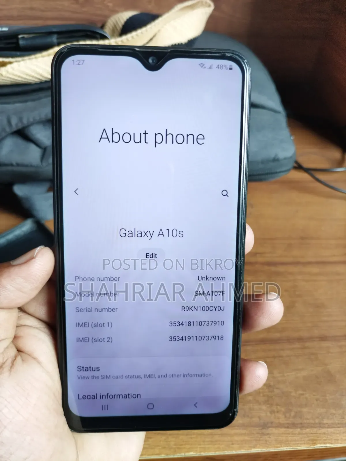 Samsung Galaxy A10s 32 GB Black