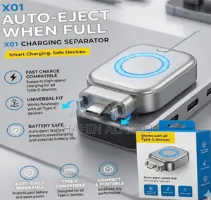 X01 Type-C Auto-Eject Charging Separator - Fast Charge Compatible