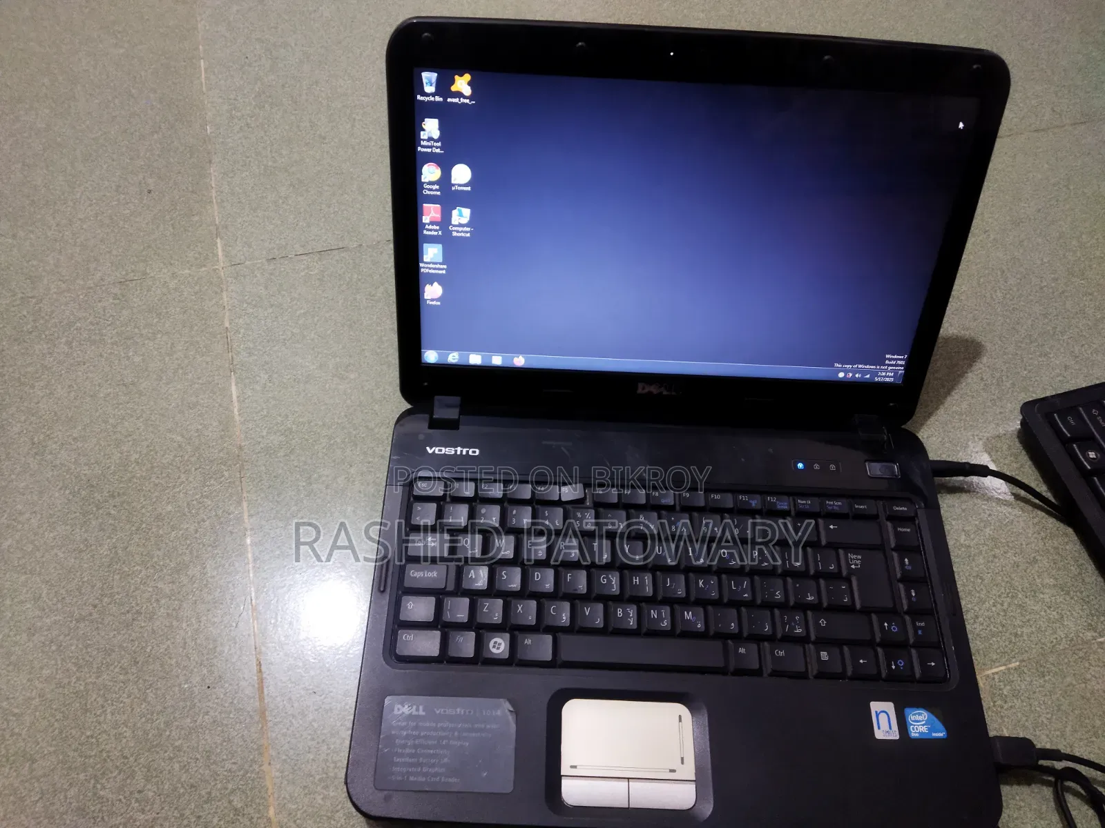 Laptop Dell Vostro 1014 2GB Intel Core 2 Duo HDD 512GB