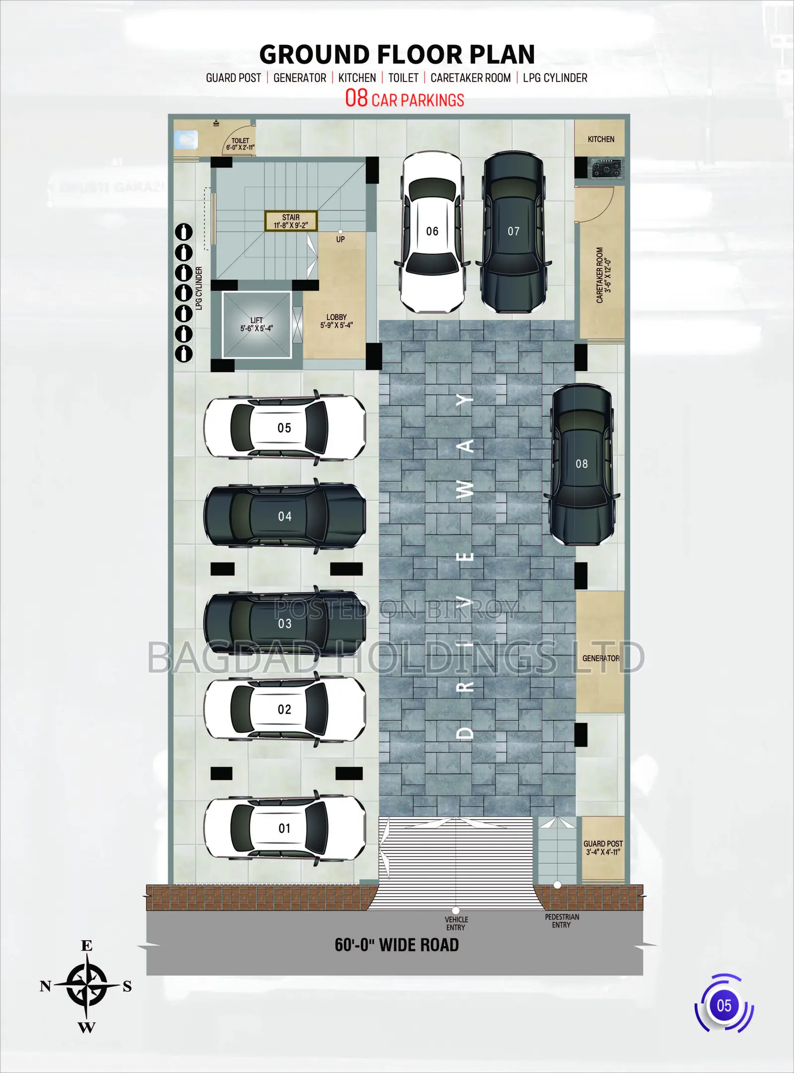 3-bedroom Apartment in Uttara for sale