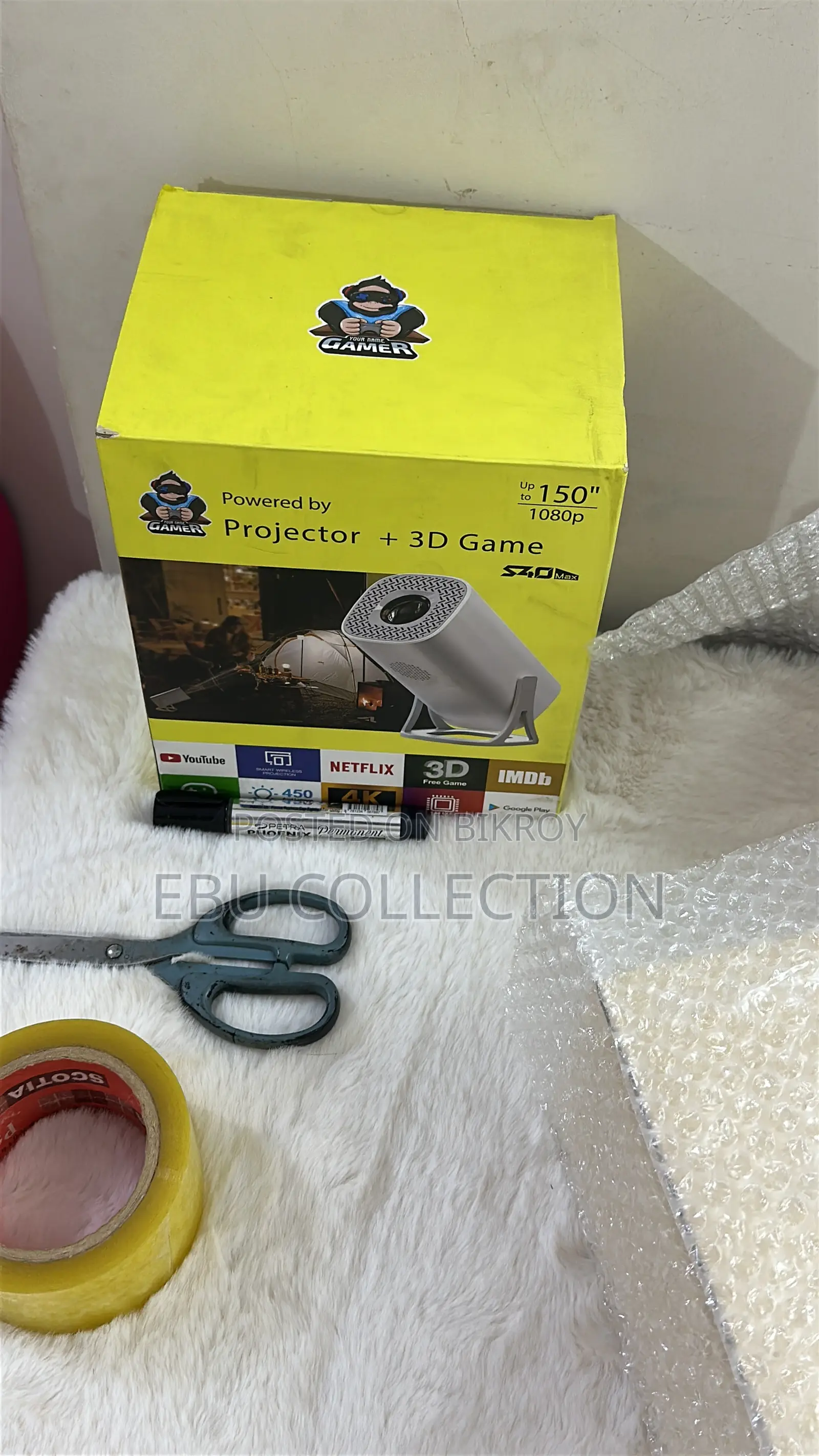 S40 Max Smart Android Projector