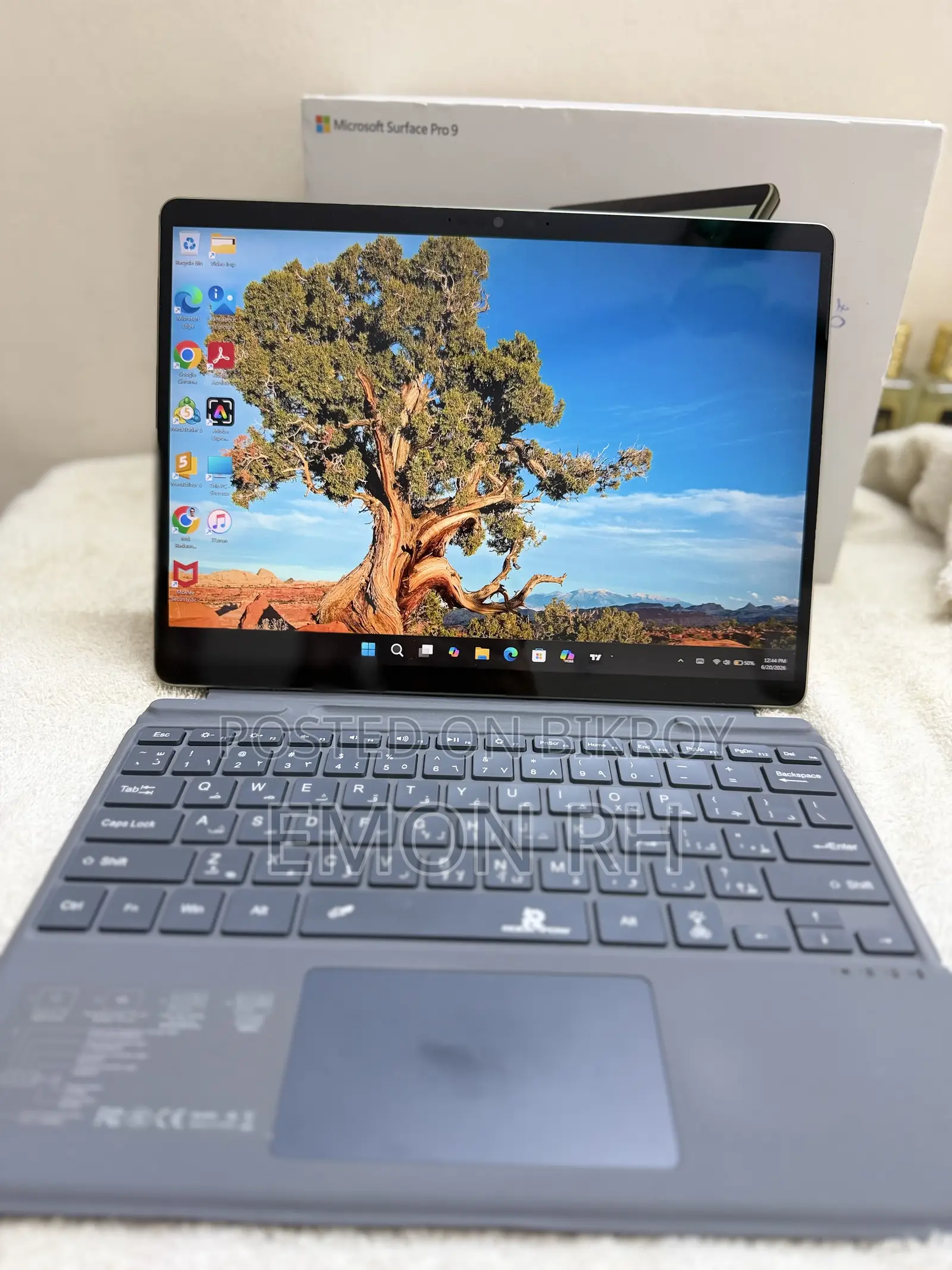 Laptop Microsoft Surface Pro 9 8GB Intel Core I5 eMMC 256GB