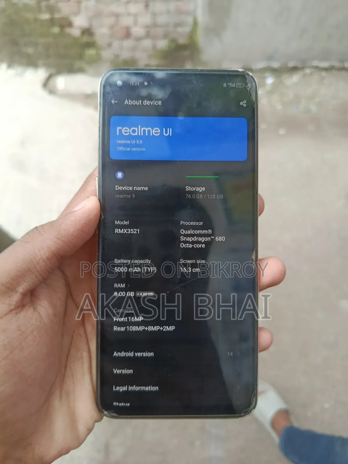 Realme 9 128 GB Gold