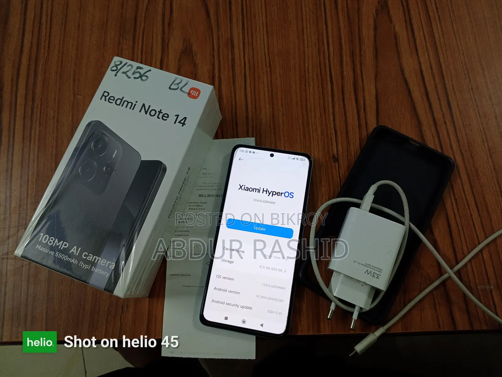 Xiaomi Redmi Note 14 4G 256 GB Blue