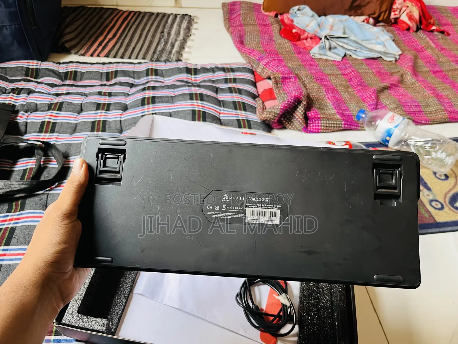 Ajazz Ak870 ওয়্যারড মেকানিক্যাল কিবোর্ড উইথ ফ্লাইং ফিশ সুইচ