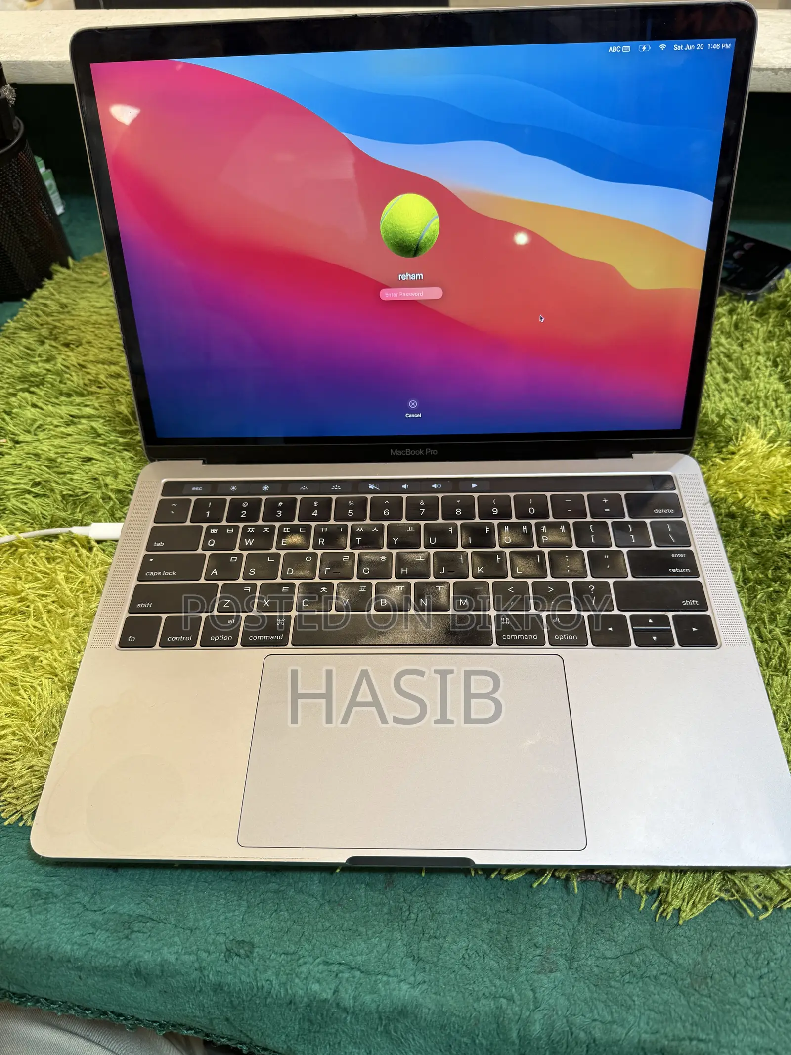Laptop Apple MacBook Pro 2016 8GB Intel Core I5 SSD 512GB
