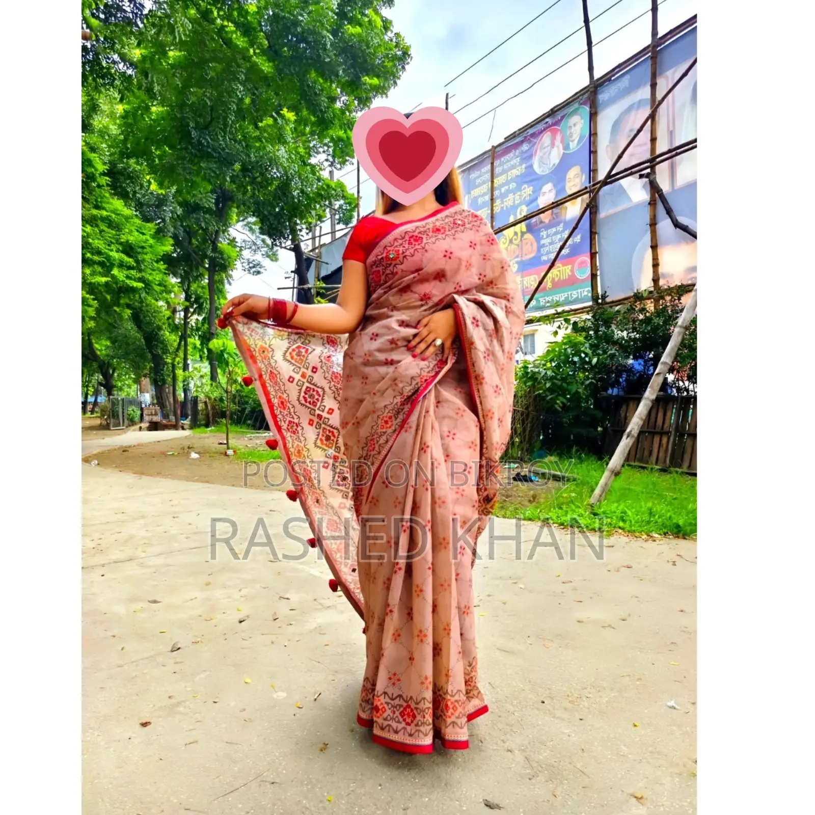 Boutique Saree (Half Silk)