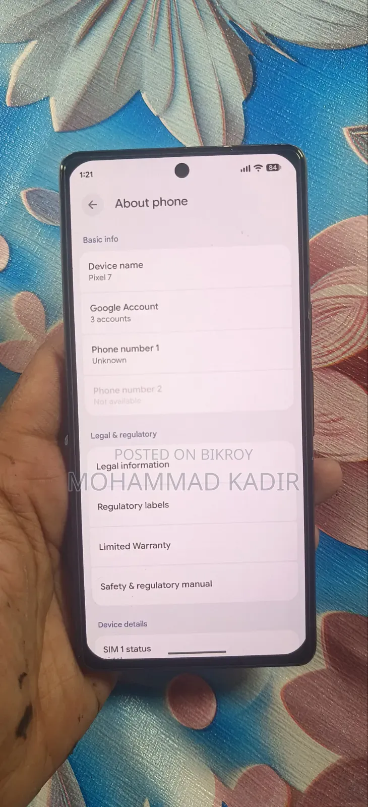 Google Pixel 7 128 GB Pink