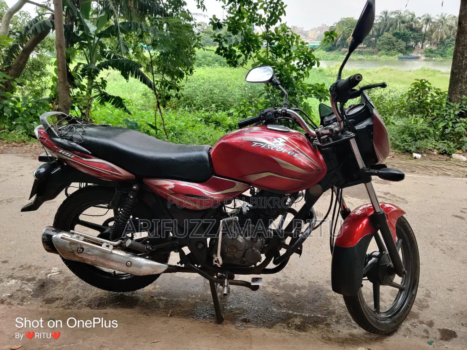 Bajaj Discover 100 2012 Red