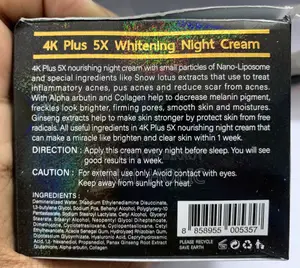 4K Plus Whitening Night Cream
