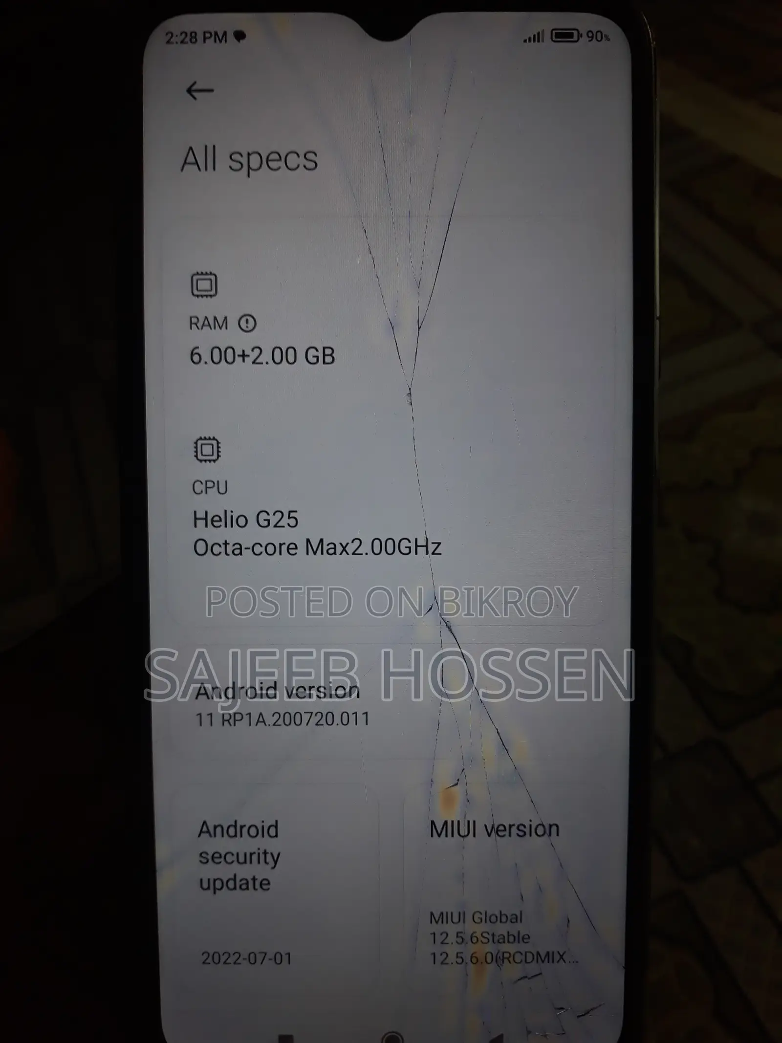 Xiaomi Redmi 9A 128 GB Black