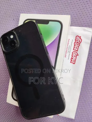 অ্যাপল আইফোন ১৪ প্লাস ১২৮ জিবি ব্ল্যাক