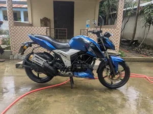 New TVS Apache 160 4V 2020 Blue