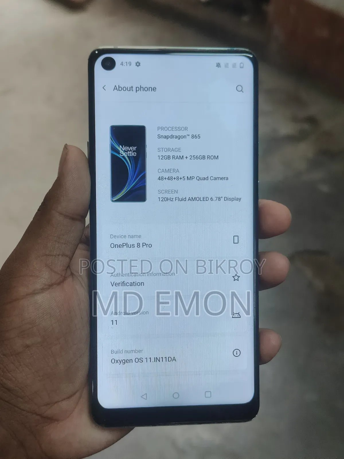 OnePlus 8 Pro 256 GB Green