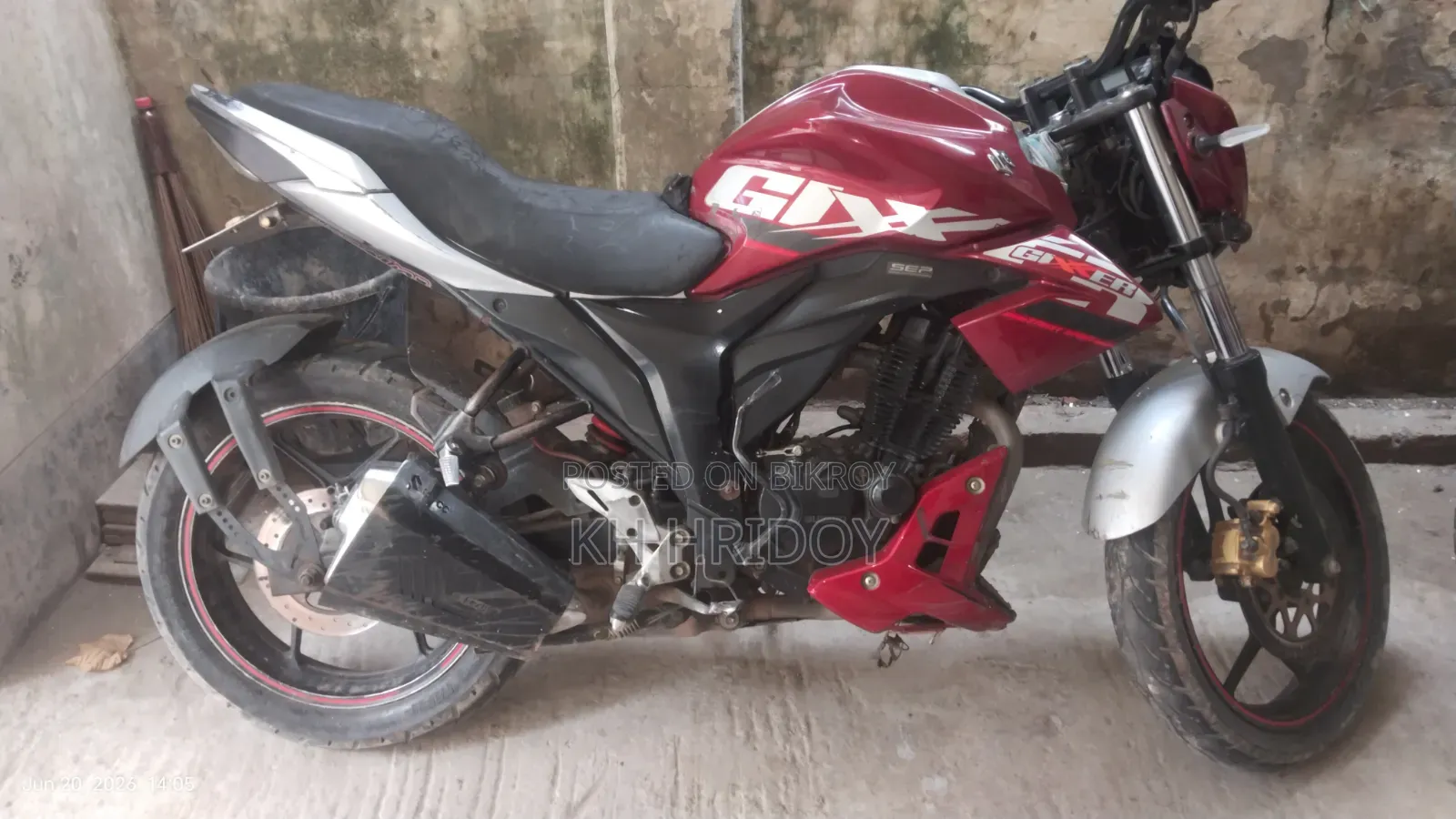 Suzuki Gixxer Monotone 2019 Red