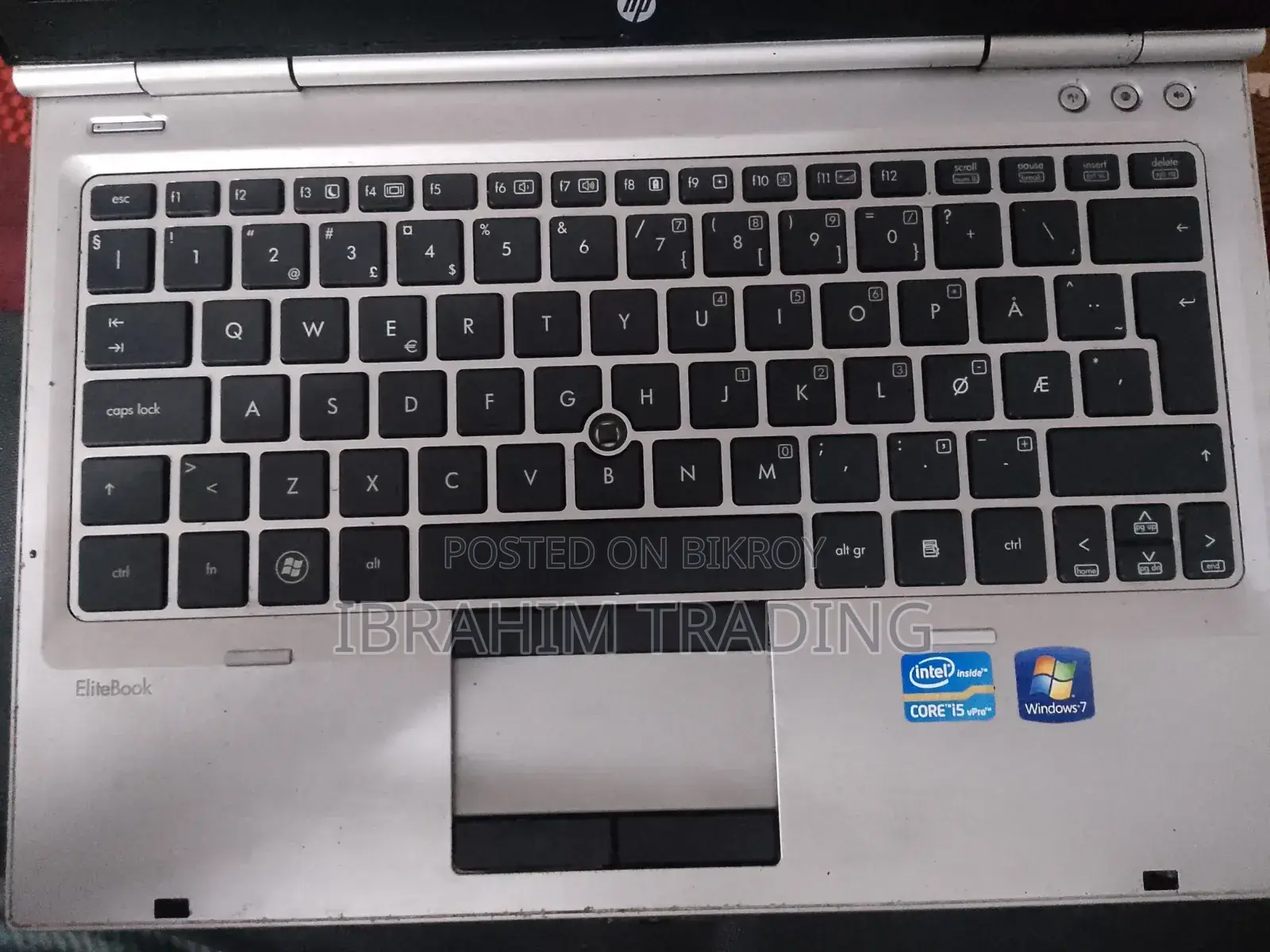 ল্যাপটপ HP EliteBook 2560P 4GB Intel Core I5 HDD 500GB