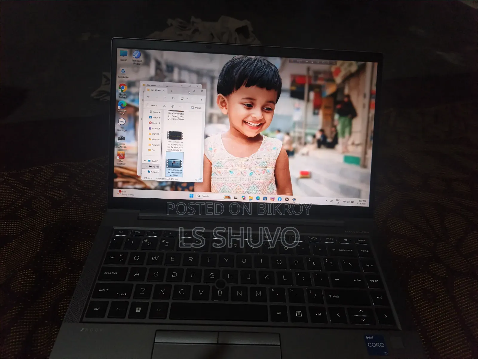 ল্যাপটপ এইচপি জেডবুক ফায়ারফ্লাই জি৮ ৮জিবি ইন্টেল কোর আই৫ এসএসডি ২৫৬জিবি