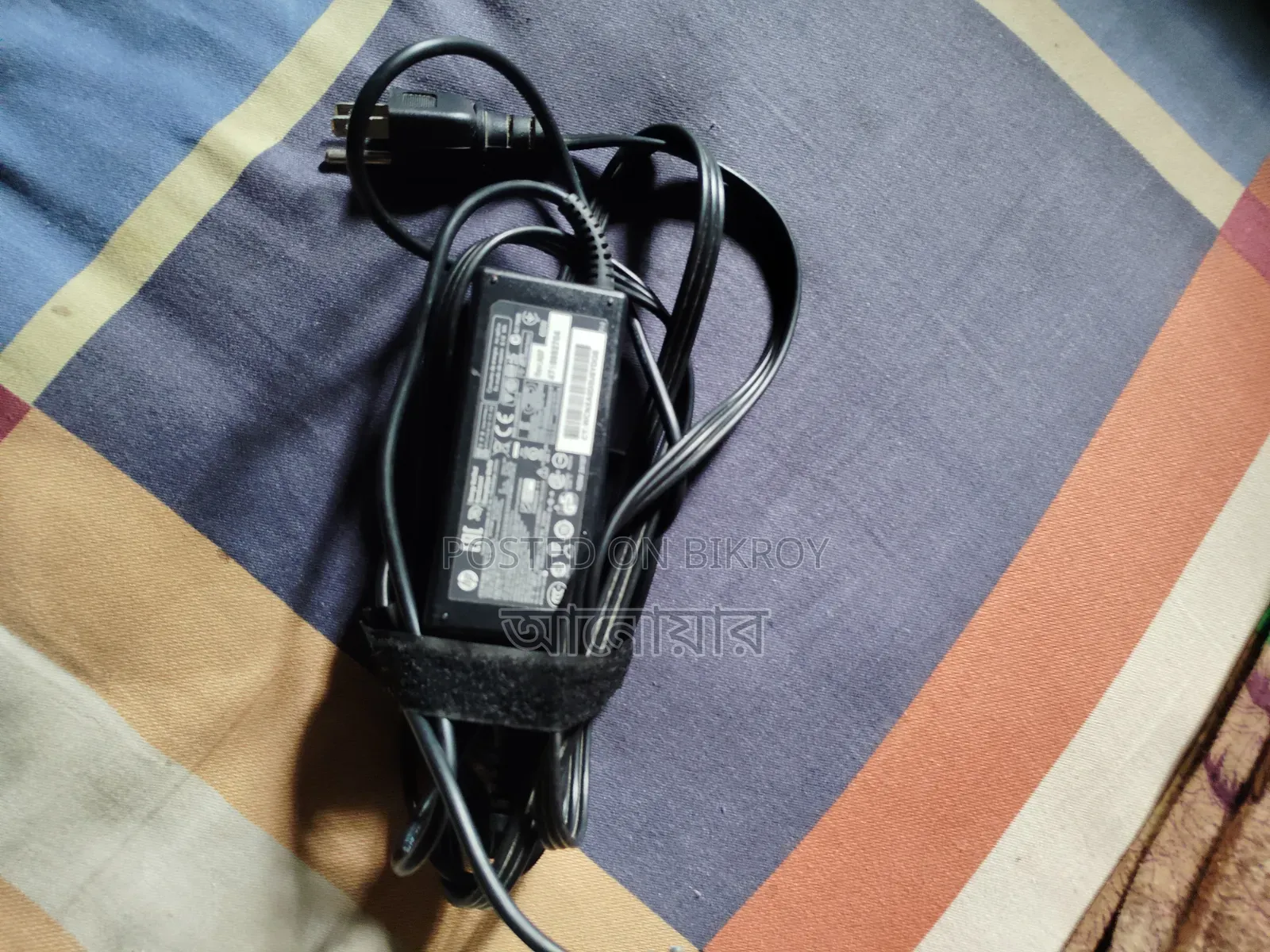 Laptop Power Charger Adapter 65w Blue Pin 3.33a For Hp