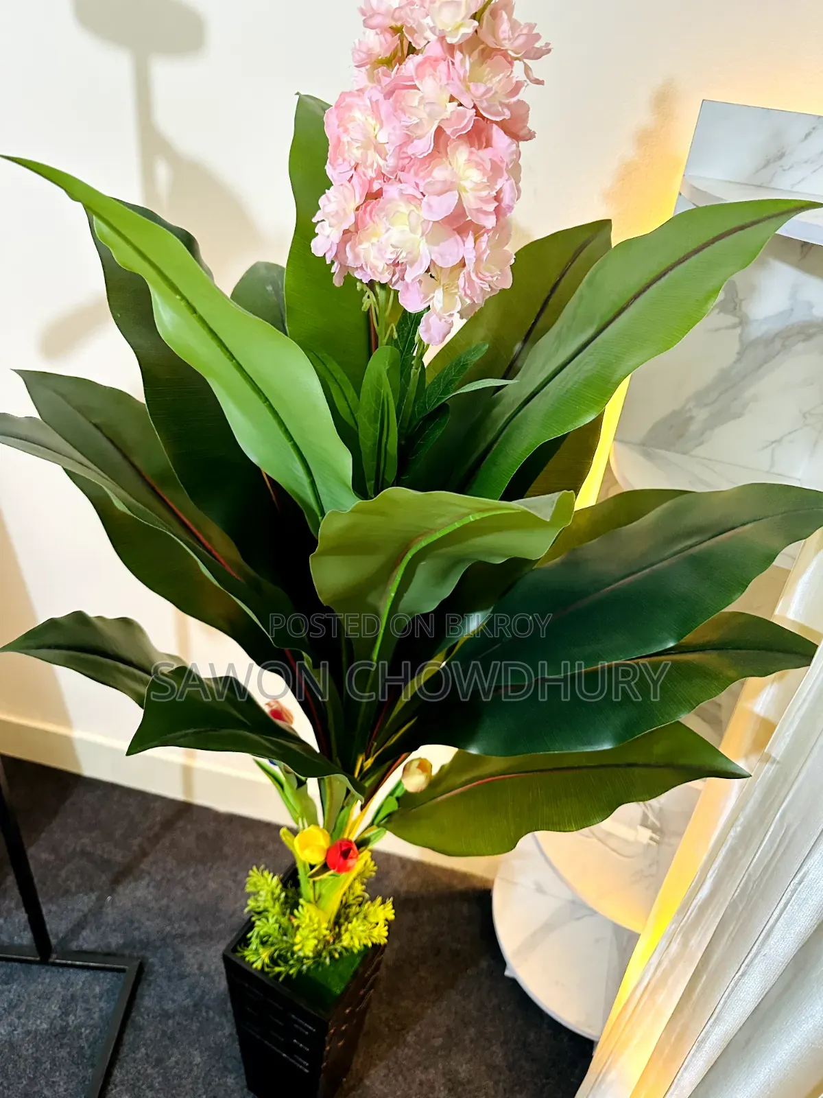Large Decorative Artificial Flower Plant - New Condition