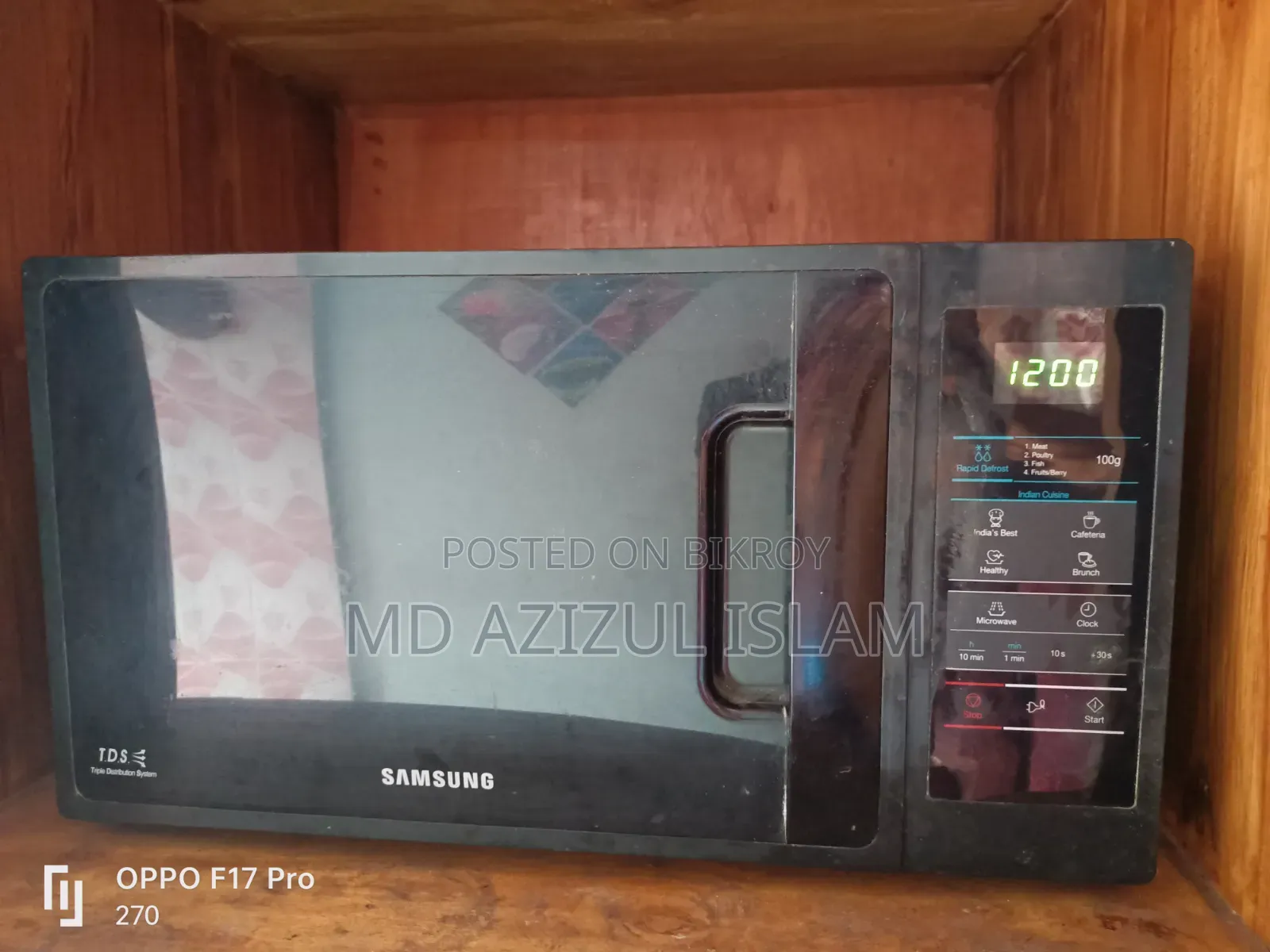 Samsung Mw73ad- 20l Microwave Oven