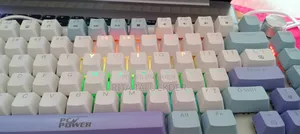 Pc Power RGB Mechanical Keyboard With Metal Knob - Like New