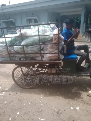 A delivery auto van is for sale.
