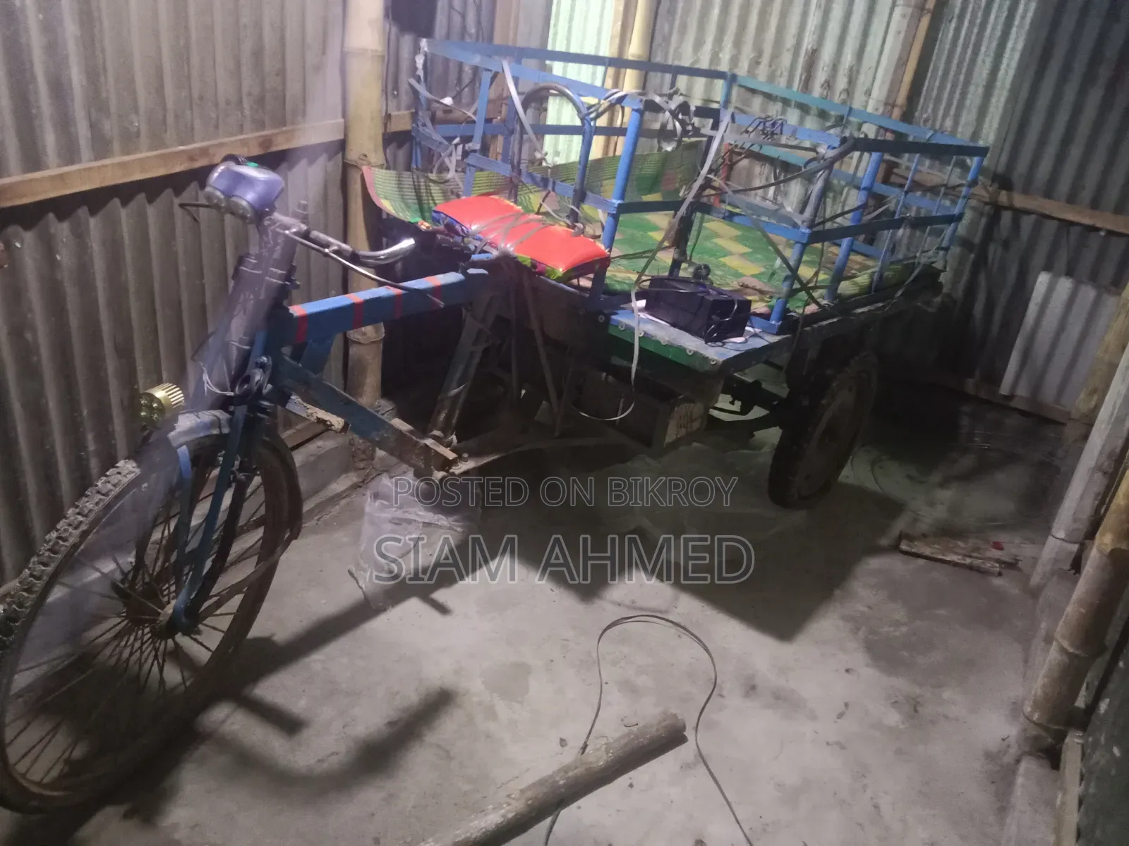 A delivery auto van is for sale.